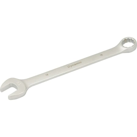 Dynamic Tools 18mm 12 Point Combination Wrench, Contractor Series, Satin D074418